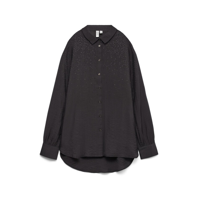 Vero Moda Vmherdis ls shirt wvn btq ga antraciet 4309.85.0008 large