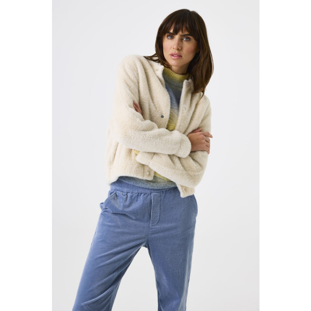 Garcia Jeans Vest teddy ecru 4279.03.0007 large