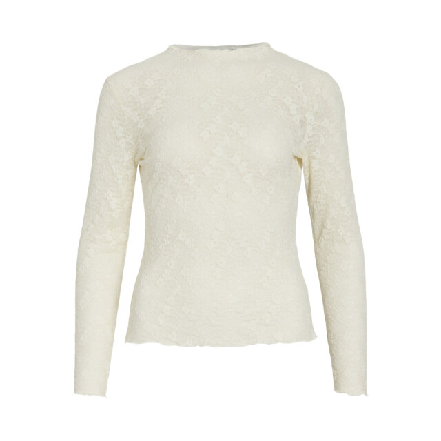 Vila Vifay funnel neck ls top ecru 4389.03.0020 large