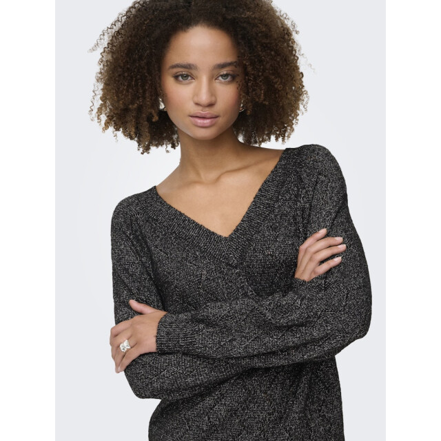 Jacqueline de Yong Jdyaspen life ls v-neck pullover knt dessin 4219.89.0009 large