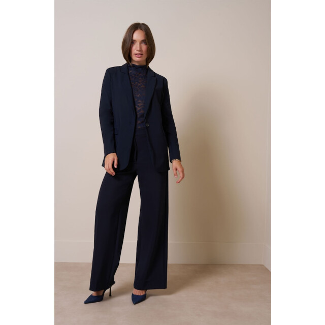 Studio Anneloes Luz twill trouser navy 4109.37.0022 large
