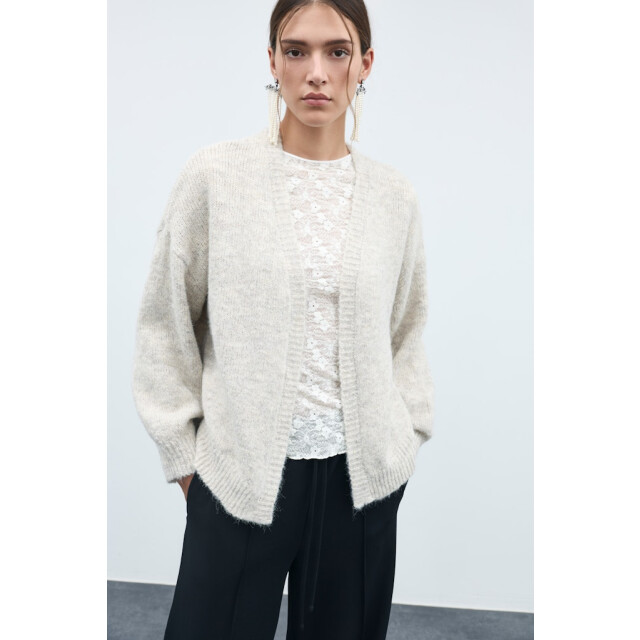 Vila Vifay funnel neck ls top ecru 4389.03.0020 large