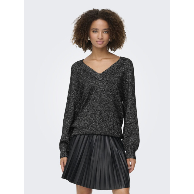 Jacqueline de Yong Jdyaspen life ls v-neck pullover knt dessin 4219.89.0009 large