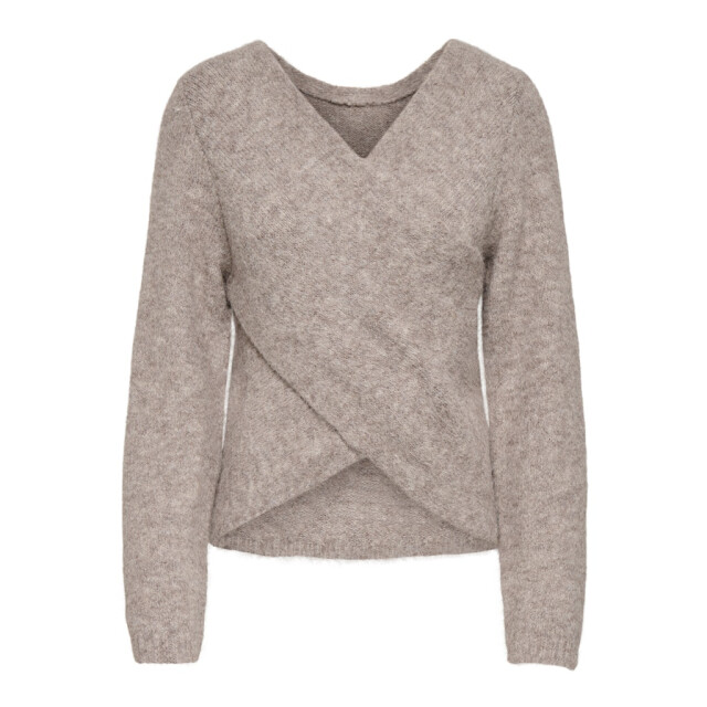 Only Onlzaggie life ls v-necck reversib knt melee 4219.78.0011 large