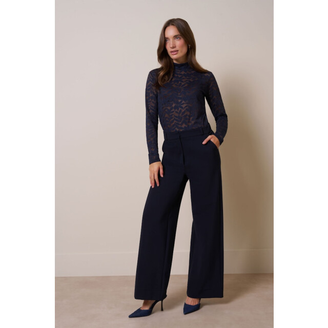 Studio Anneloes Luz twill trouser navy 4109.37.0022 large
