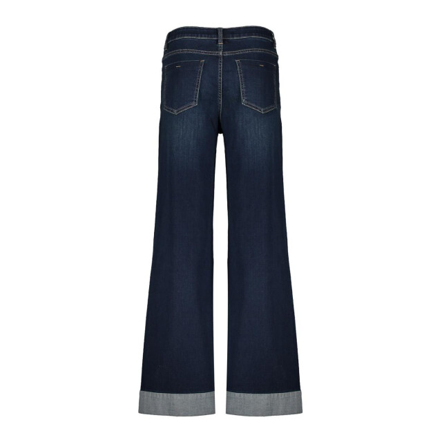 Geisha jeans wide turn-up 51544-10 850 black denim tinted 06511.990.0085 large