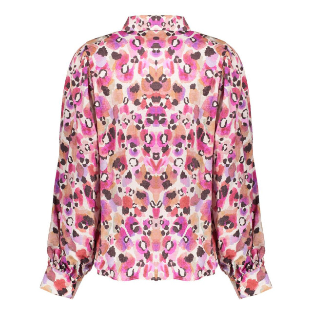 Geisha blouse print 53620-20 420 pink off white 06615.615.0071 large