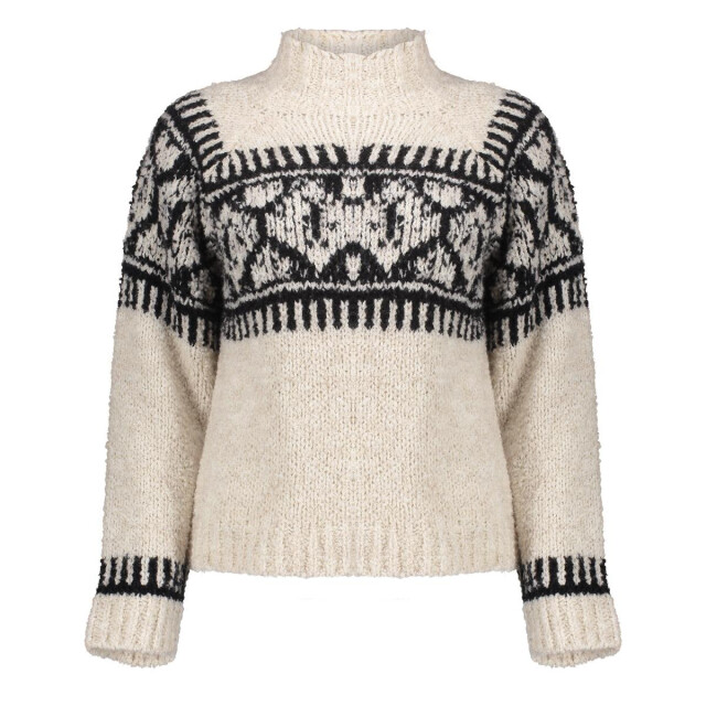 Geisha pullover nordic 54581-70 720 sand black 06712.820.0144 large