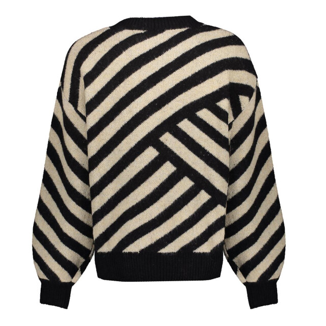 Geisha pullover stripes 54570-29 720 sand black 06712.820.0143 large