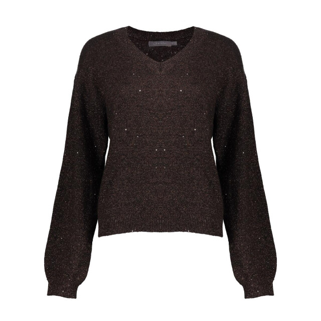 Geisha pullover lurex and sequinces 54542-14 775 brown copper 06712.840.0150 large