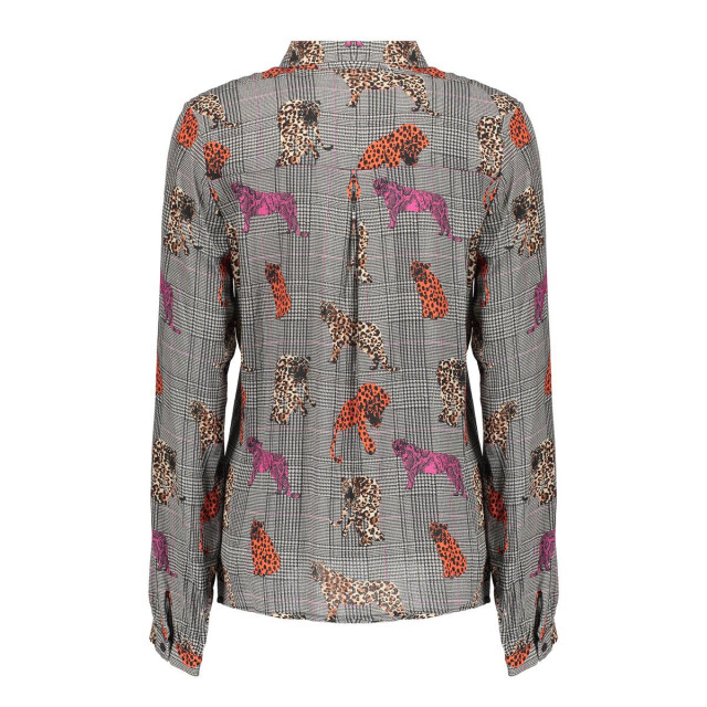 Geisha blouse print animal lurex 53756-20 420 pink orange 06615.615.0072 large