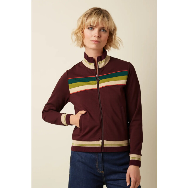 King Louie Colorblock coljack daytona sweat 10119 porto red 10119 large