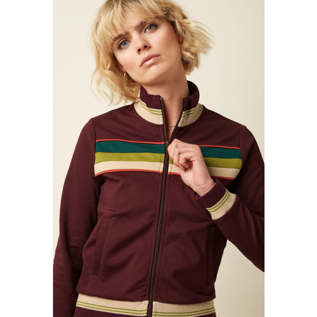 King Louie Colorblock coljack daytona sweat 10119 porto red 10119 large