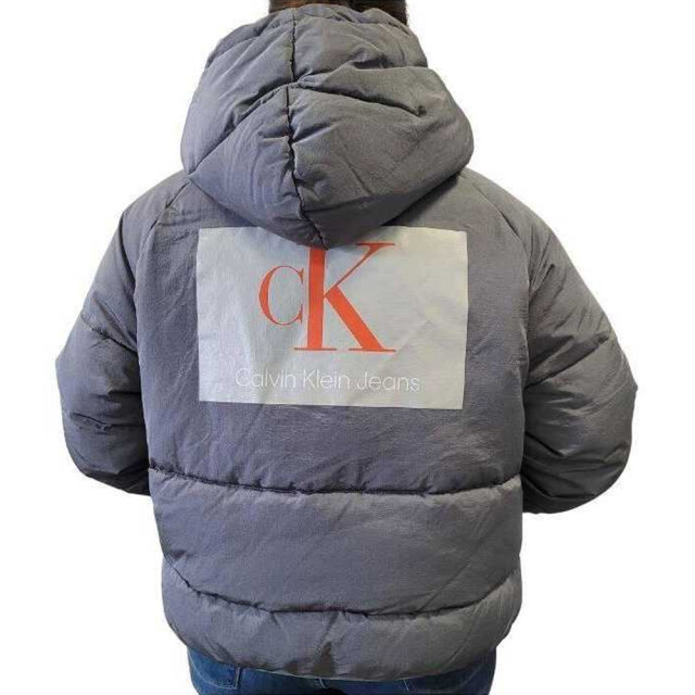 Calvin Klein Dames logo oversized jas UTNA877_grey large