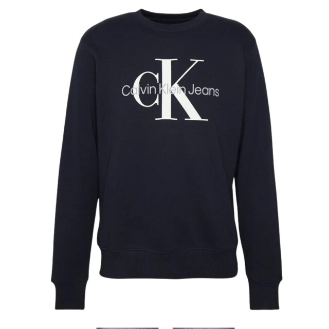 Calvin Klein Sweatshirt met groot logo heren UTNA552_navyblue large