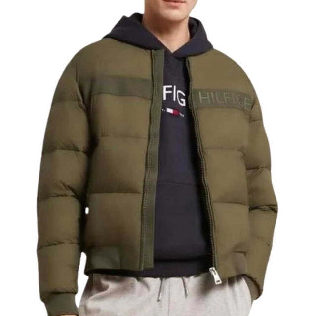 Tommy Hilfiger Bomberjack heren regular UTNA882_khakigreen large