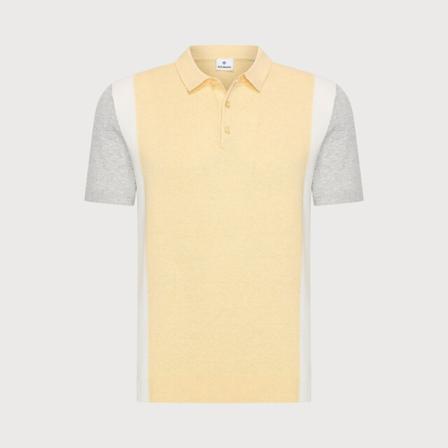 Blue Industry De knitted 2-tone polo | KBIS23-M51 large