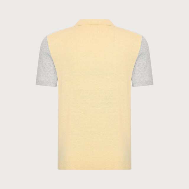 Blue Industry De knitted 2-tone polo | KBIS23-M51 large