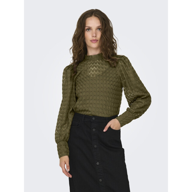 Jacqueline de Yong Jdyavery ls lace top jrs noos army 4329.26.0007 large