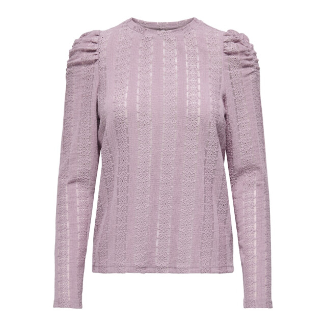 Only Onlmelanie ls o-neck top jrs donker rose 4329.66.0002 large