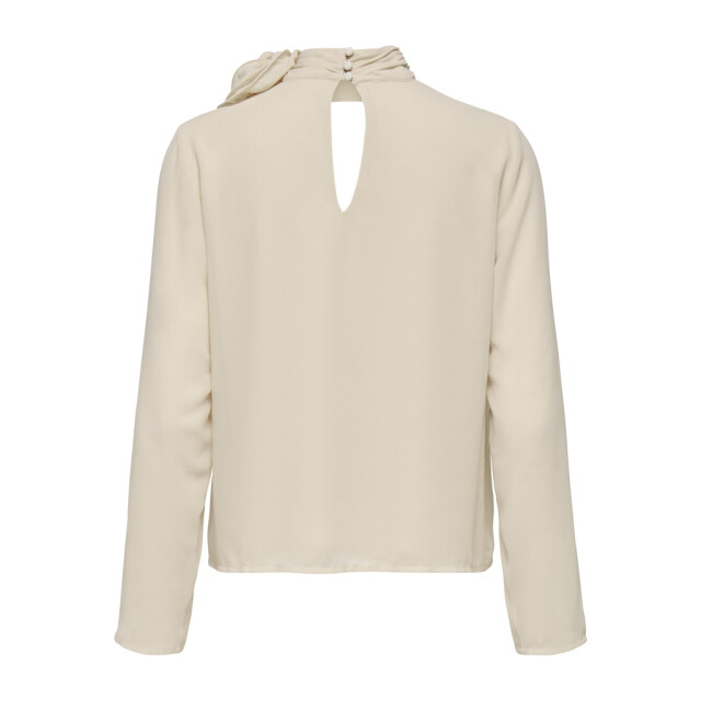 Jacqueline de Yong Jdynomi ls high neck rose top wvn ecru 4389.03.0019 large