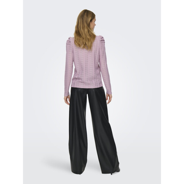 Only Onlmelanie ls o-neck top jrs donker rose 4329.66.0002 large