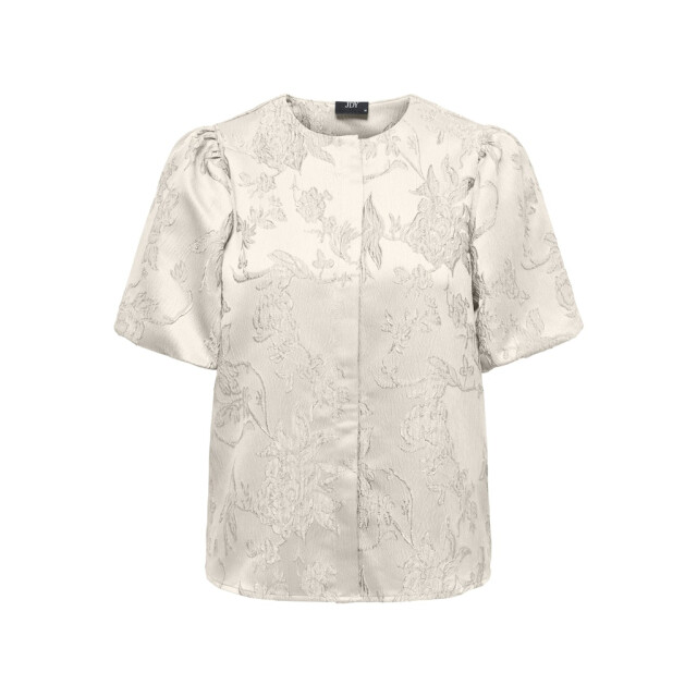 Jacqueline de Yong Jdyelina ss jaquard top ecru 4319.03.0007 large