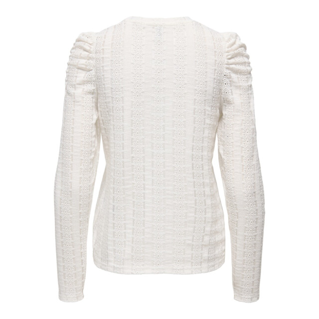 Only Onlmelanie ls o-neck top jrs ecru 4329.03.0008 large