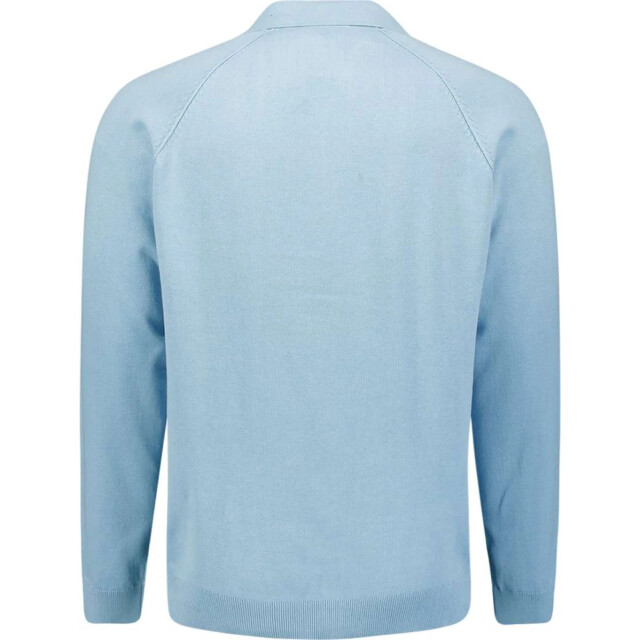 No Excess Pullover polo half zip solid dusty blue 29230962SN-138 large