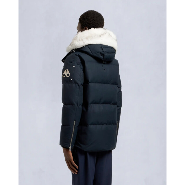 Moose Knuckles Men original 3q jacket natural shearling navy 160696066 large
