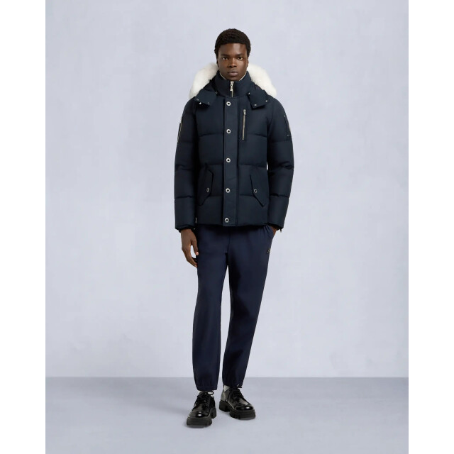 Moose Knuckles Men original 3q jacket natural shearling navy 160696066 large