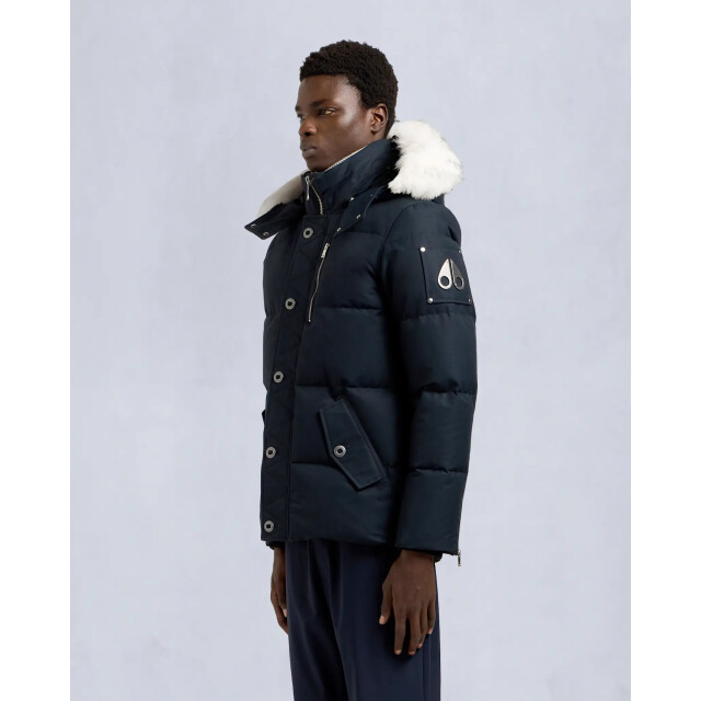 Moose Knuckles Men original 3q jacket natural shearling navy 160696066 large
