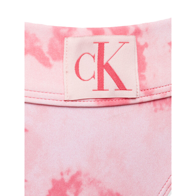 Calvin Klein Dames tie dye diep uitgesneden bikinibroekje UTNA583_pink large