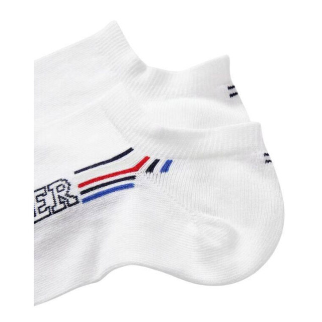 Tommy Hilfiger Herensokken met groot logo (set van 2) UTNA996_white large