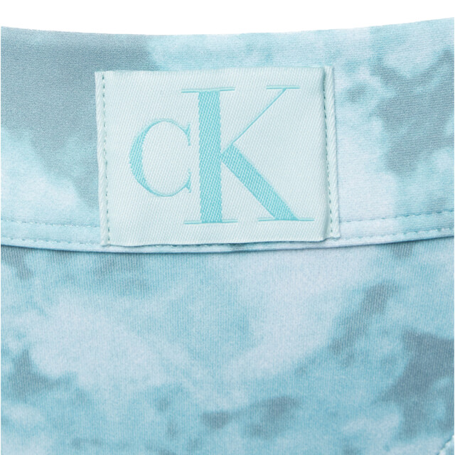 Calvin Klein Dames tie dye diep uitgesneden bikinibroekje UTNA583_blue large