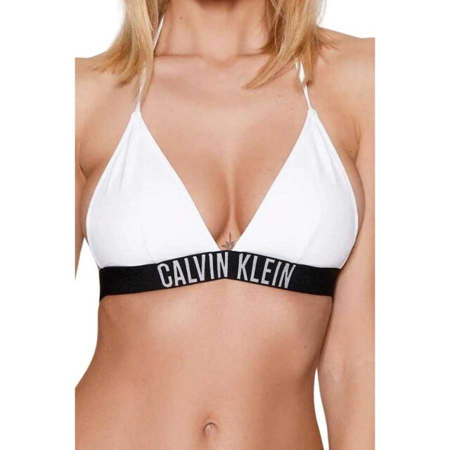 Calvin Klein Dames tweekleurig bikinitopje UTNA763_white large