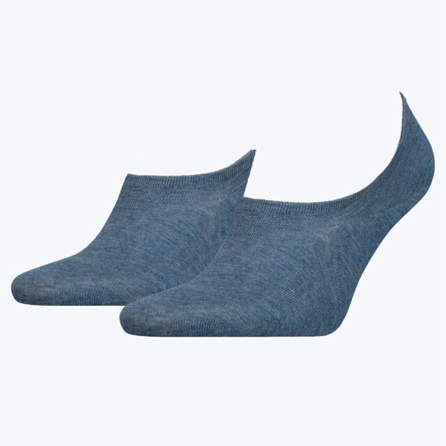 Tommy Hilfiger Effen heren binnensokken (set van 2) UTNA970_bluemelange large