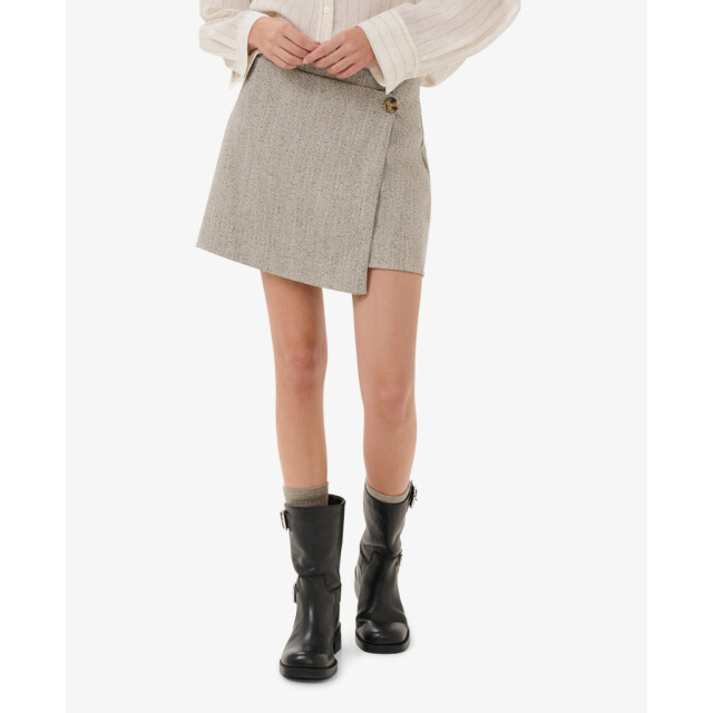 My Essential Wardrobe Rokken emmy wrap skirt grijs 80016915 large
