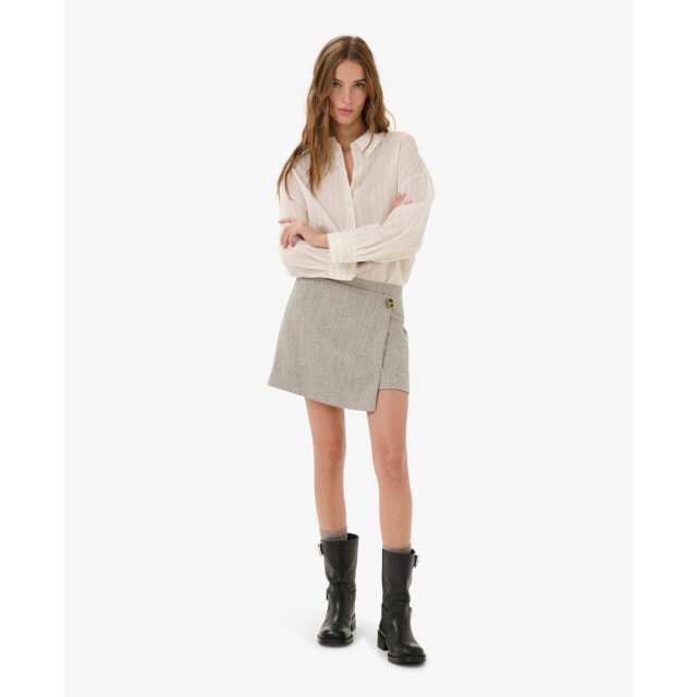 My Essential Wardrobe Rokken emmy wrap skirt grijs 80016915 large