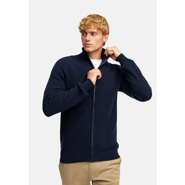 Kronstadt Ks35019 ksabel zip cardigan knit 469 sky captain KS35019 large