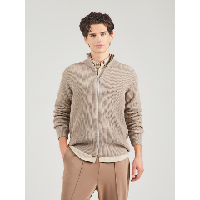 Kronstadt Ks35019 ksabel zip cardigan knit 039 sand mix KS35019 large
