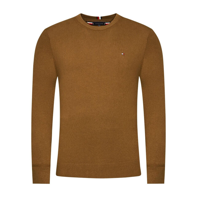 Tommy Hilfiger Heren sweater top katoenmix regular UTNA542_brown large