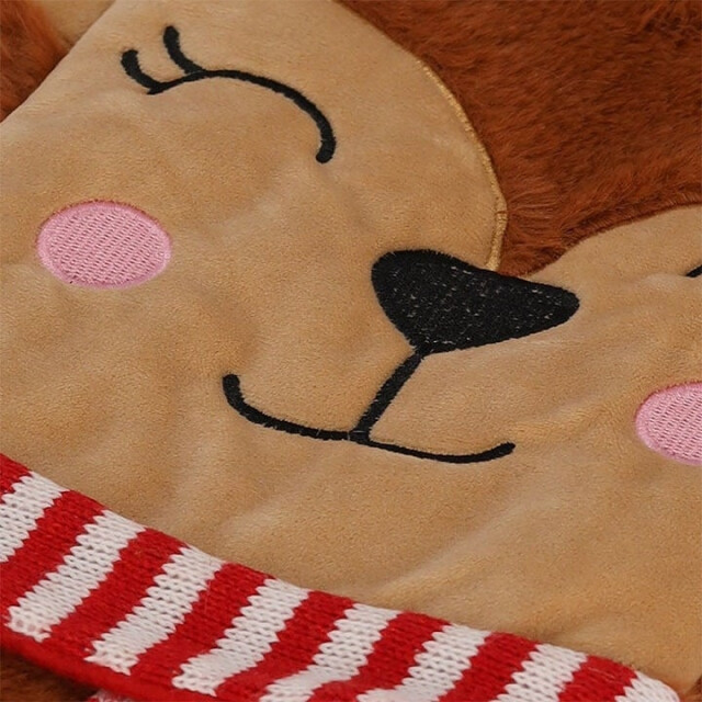 Apollo Grote kerstsokken kerst print 3-pack kerstman/kerstelf/rendier 000166997105 large