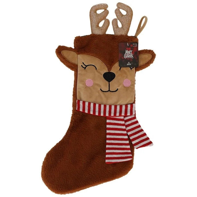 Apollo Grote kerstsokken kerst print 3-pack kerstman/kerstelf/rendier 000166997105 large