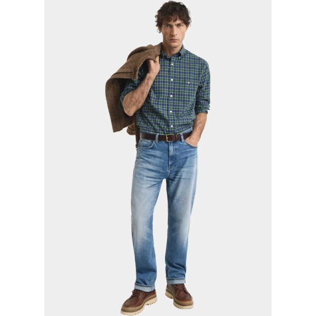 Gant Casual hemd lange mouw reg classic poplin check 3250213/338 203260 large
