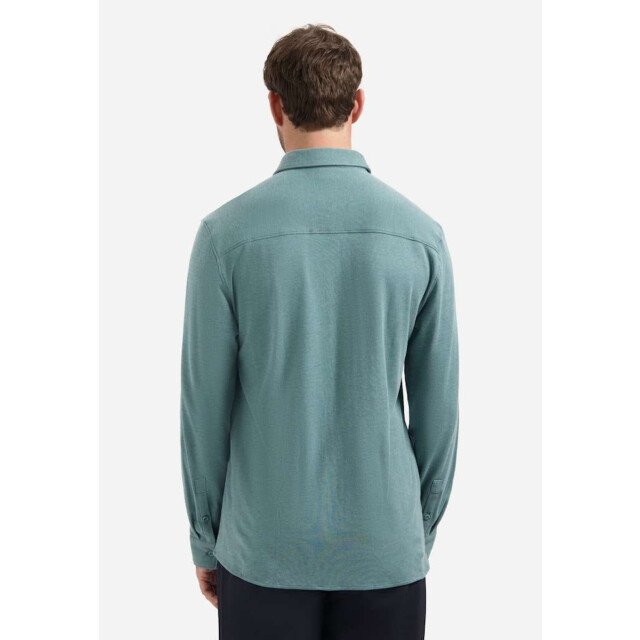 No Excess Shirt jersey twill seablue 30411183-039 large