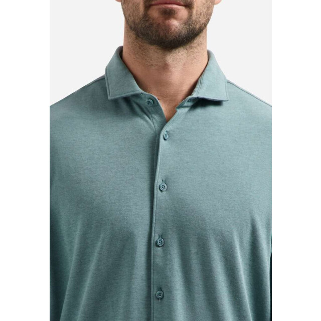 No Excess Shirt jersey twill seablue 30411183-039 large