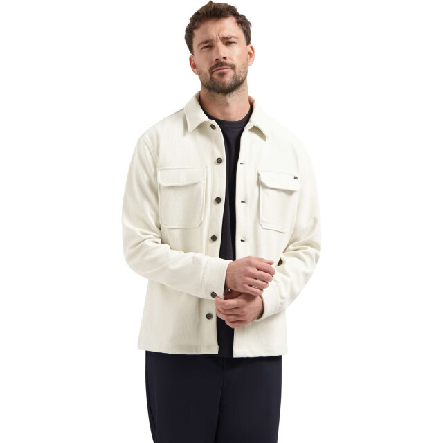 No Excess Overshirt buttons relief sweat chalk 30511106-017 large