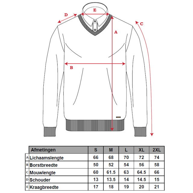 Cappuccino Italia Mock pullover antraciet CAP-MOCK-ANT-L large