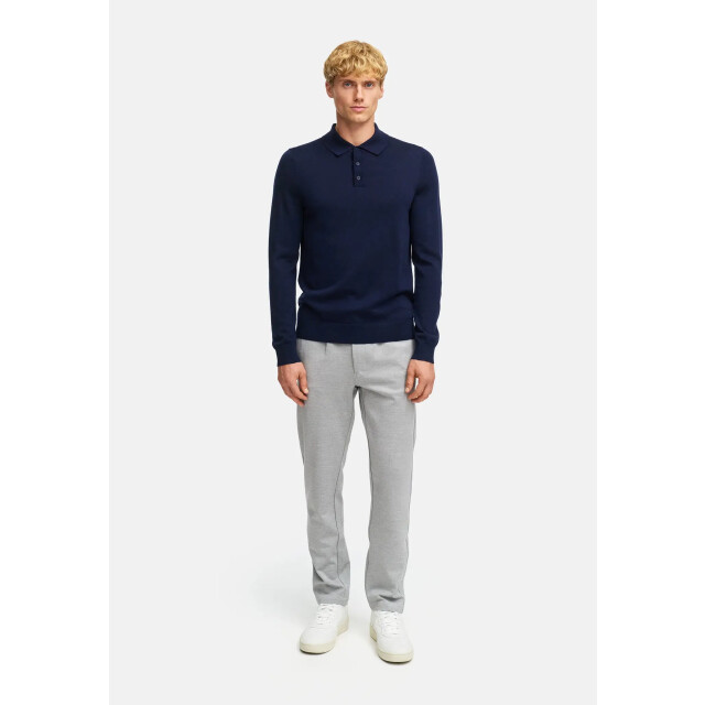 Kronstadt Ks35012 ksjohannnes merino polo knit 469 sky captain KS35012 large